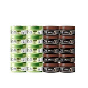 KIT 10 CREME PISTACHE + 10 PASTAS COFFEE 80G - EXCLUSIVE