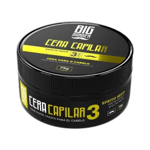 Big Barber - Cera Capilar Big Barber 75g Level 3 Matte Seco Caixa Com 24 Unidades