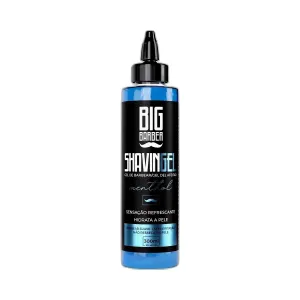 Big Barber - Shaving Gel Barbear Bisnaga Big Barber 300ml Menthol Caixa Com 12 Unidades